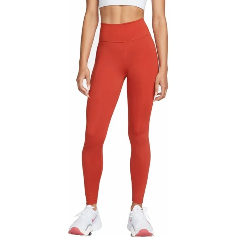 Nike | EUC Dri-FIT One Cinnabar Rust Leggings Workout Quick Dry, Size Large